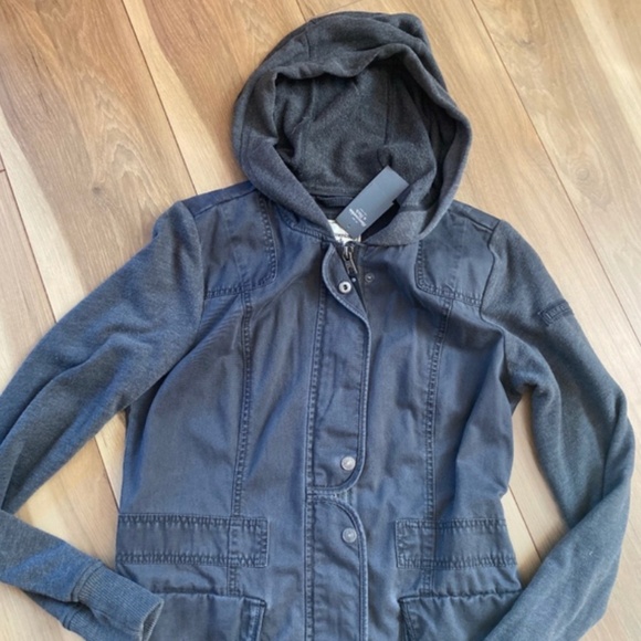 NWT Abercrombie & Fitch Long Utility Jacket - Picture 12 of 13